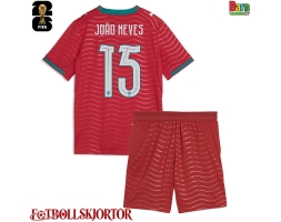 Portugal Joao Neves #15 Hemmakläder Barn VM 2026 Kortärmad (+ Korta byxor)